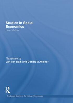 Walras |  Studies in Social Economics | Buch |  Sack Fachmedien