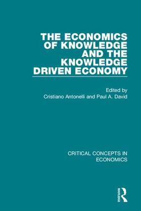 Antonelli / David |  The Economics of Knowledge and.. | Buch |  Sack Fachmedien