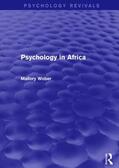 Wober |  Psychology in Africa (Psychology Revivals) | Buch |  Sack Fachmedien