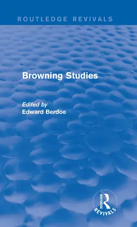 Berdoe |  Browning Studies (Routledge Revivals) | Buch |  Sack Fachmedien