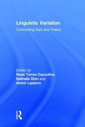Torres Cacoullos / Dion / Lapierre |  Linguistic Variation | Buch |  Sack Fachmedien