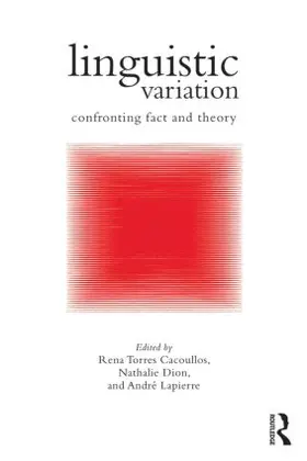 Torres Cacoullos / Dion / Lapierre |  Linguistic Variation | Buch |  Sack Fachmedien
