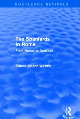Weinrib | The Spaniards in Rome (Routledge Revivals) | Buch | 978-1-138-02539-4 | www.sack.de