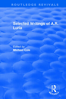 Cole |  Selected Writings of A.R. Luria | Buch |  Sack Fachmedien