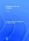 Doak / Mcgourlay / Thomas |  Evidence: Law and Context | Buch |  Sack Fachmedien