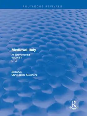 Kleinhenz |  : Medieval Italy (2004) | Buch |  Sack Fachmedien