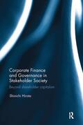 Hirota |  Corporate Finance and Governance in Stakeholder Society | Buch |  Sack Fachmedien
