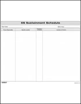 Enna |  5S Sustainment Schedule | Loseblattwerk |  Sack Fachmedien