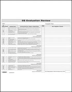Enna |  5S: Evaluation Review Form | Loseblattwerk |  Sack Fachmedien