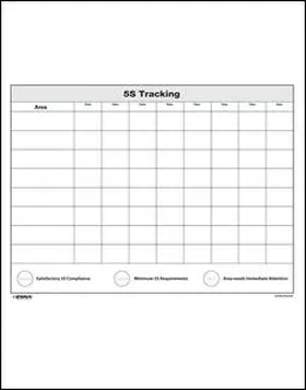 Enna |  5S Tracking Sheet | Loseblattwerk |  Sack Fachmedien