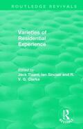 Tizard / Sinclair / Clarke |  : Varieties of Residential Experience (1975) | Buch |  Sack Fachmedien
