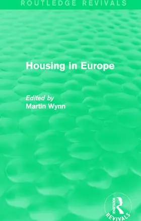 Wynn |  : Housing in Europe (1984) | Buch |  Sack Fachmedien