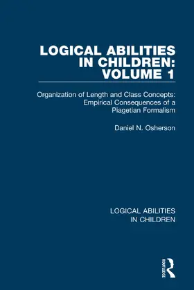 Osherson | Logical Abilities in Children: Volume 1 | Buch | 978-1-138-08713-2 | www.sack.de