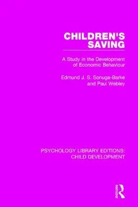 Sonuga-Barke / Webley |  Children's Saving | Buch |  Sack Fachmedien