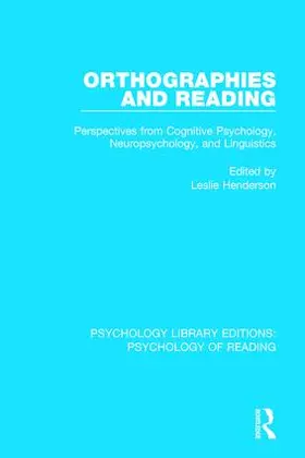Henderson |  Orthographies and Reading | Buch |  Sack Fachmedien