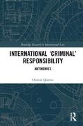 Quirico |  International 'Criminal' Responsibility | Buch |  Sack Fachmedien
