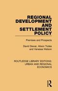 Dewar / Todes / Watson |  Regional Development and Settlement Policy | Buch |  Sack Fachmedien