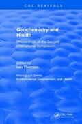 Martin |  Geochemistry and Health (1988) | Buch |  Sack Fachmedien