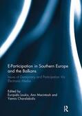 Loukis / Macintosh / Charalabidis |  E-Participation in Southern Europe and the Balkans | Buch |  Sack Fachmedien