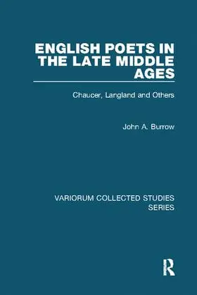 Burrow |  English Poets in the Late Middle Ages | Buch |  Sack Fachmedien