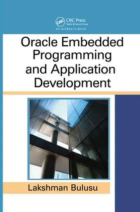 Bulusu |  Oracle Embedded Programming and Application Development | Buch |  Sack Fachmedien