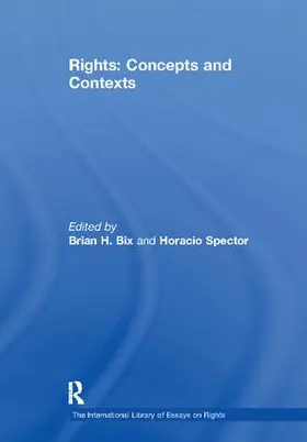 Spector / Bix |  Rights: Concepts and Contexts | Buch |  Sack Fachmedien