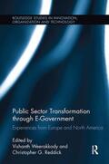 Weerakkody / Reddick |  Public Sector Transformation through E-Government | Buch |  Sack Fachmedien