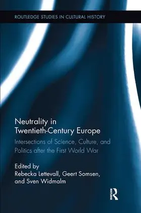 Lettevall / Somsen / Widmalm |  Neutrality in Twentieth-Century Europe | Buch |  Sack Fachmedien