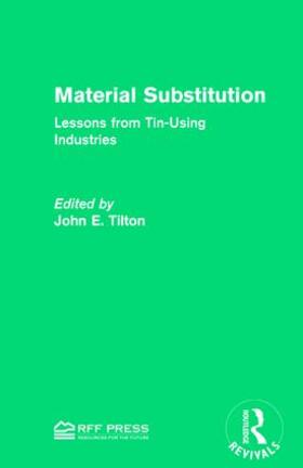 Tilton |  Material Substitution | Buch |  Sack Fachmedien