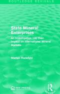 Radetzki |  State Mineral Enterprises | Buch |  Sack Fachmedien