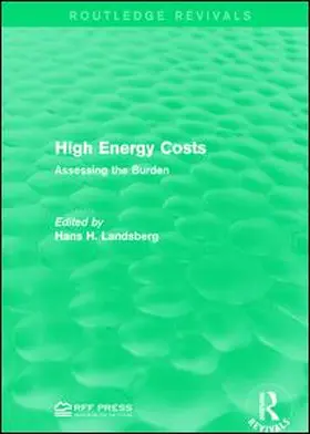 Landsberg | High Energy Costs | Buch | 978-1-138-12065-5 | www.sack.de