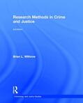 Withrow |  Research Methods in Crime and Justice | Buch |  Sack Fachmedien