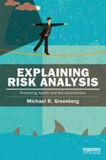 Greenberg |  Explaining Risk Analysis | Buch |  Sack Fachmedien