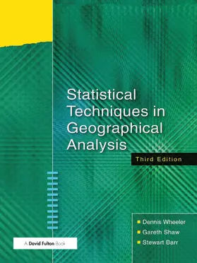 Wheeler / Shaw / Barr |  Statistical Techniques in Geographical Analysis | Buch |  Sack Fachmedien