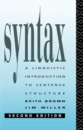 Brown / Miller |  Syntax | Buch |  Sack Fachmedien