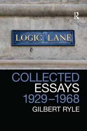 Ryle |  Collected Essays 1929 - 1968 | Buch |  Sack Fachmedien