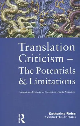 Reiss |  Translation Criticism- Potentials and Limitations | Buch |  Sack Fachmedien