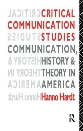 Hardt |  Critical Communication Studies | Buch |  Sack Fachmedien