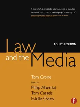 Crone / Alberstat / Cassels |  Law and the Media | Buch |  Sack Fachmedien