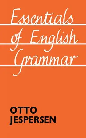 Jespersen | Essentials of English Grammar | Buch | 978-1-138-14863-5 | www.sack.de