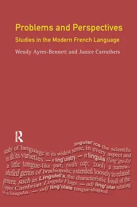 Ayres-Bennett / Carruthers / Temple |  Problems and Perspectives | Buch |  Sack Fachmedien