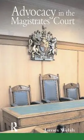 Welsh |  Advocacy in the Magistrates' Court | Buch |  Sack Fachmedien