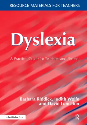 Riddick / Wolfe / Lumsdon |  Dyslexia | Buch |  Sack Fachmedien