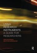 Birmingham / Wilkinson |  Using Research Instruments | Buch |  Sack Fachmedien