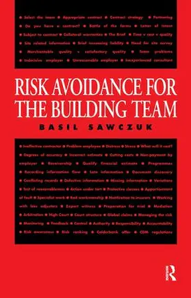 Sawczuk |  Risk Avoidance for the Building Team | Buch |  Sack Fachmedien