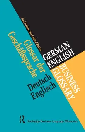 Hartley / Robins | German/English Business Glossary | Buch | 978-1-138-15738-5 | sack.de