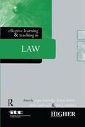 Burridge / Hinett / Paliwala |  Effective Learning and Teaching in Law | Buch |  Sack Fachmedien