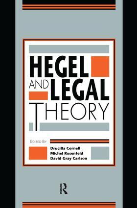 Cornell / Rosenfeld / Carlson | Hegel and Legal Theory | Buch | 978-1-138-16106-1 | sack.de