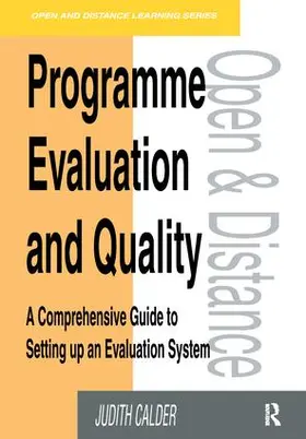 Calder |  Programme Evaluation and Quality | Buch |  Sack Fachmedien