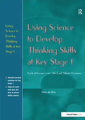 de Boo |  Using Science to Develop Thinking Skills at KS1 | Buch |  Sack Fachmedien